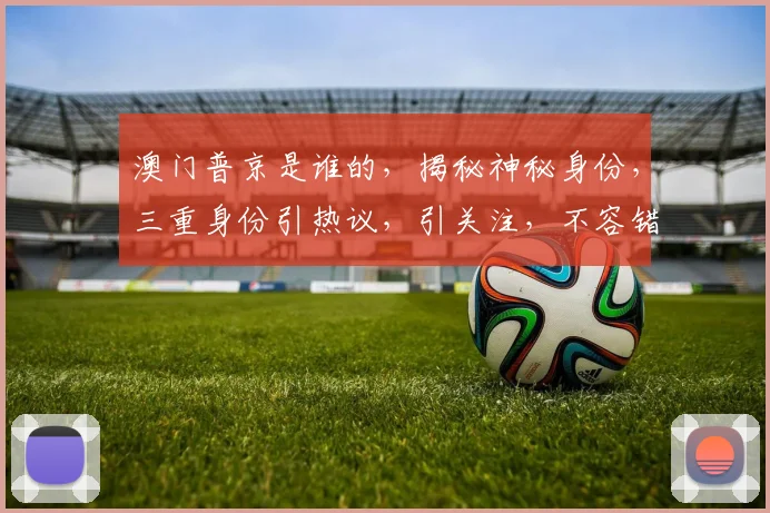 澳门普京是谁的，揭秘神秘身份，三重身份引热议，引关注，不容错过